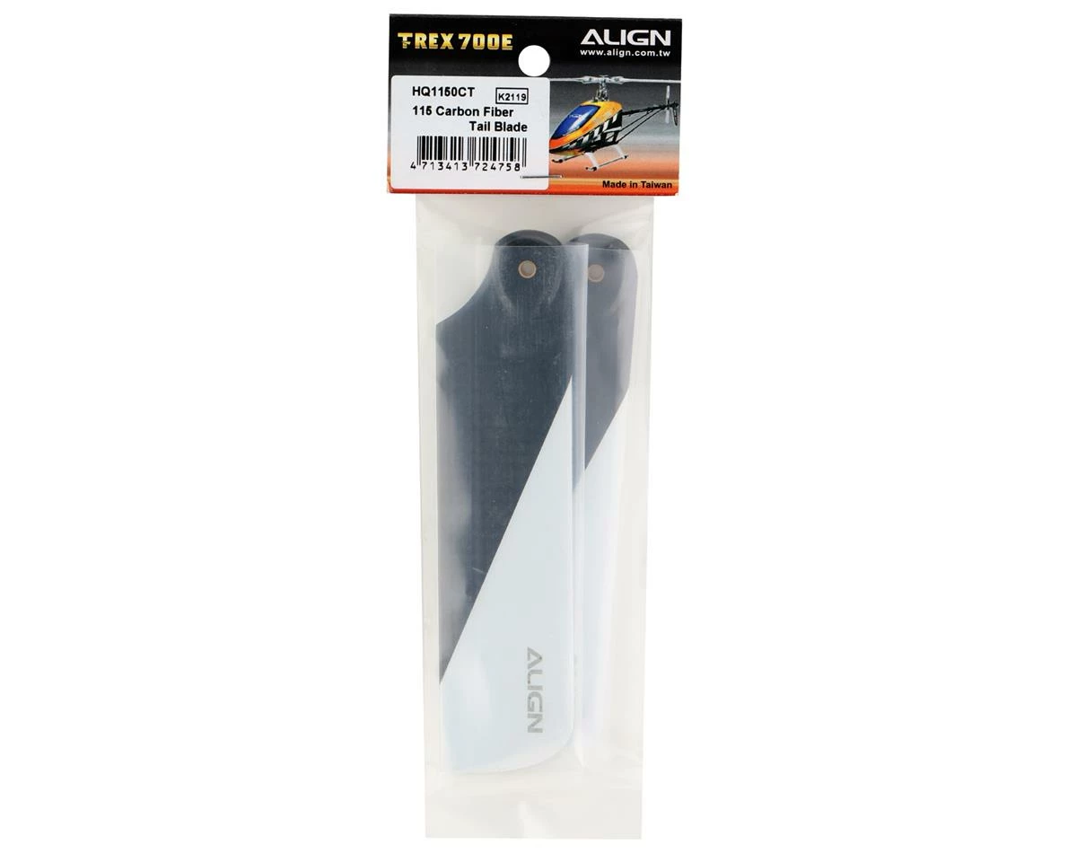 ALIGN 115mm Carbon Fiber Tail Blade - Image 2