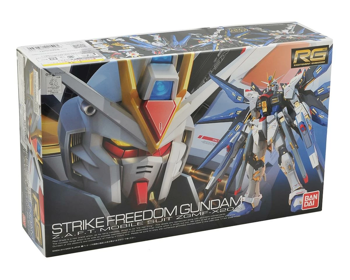 Bandai ZGMF-X20A Strike Freedom Gundam #14 1/144 Real Grade Action Figure Model Kit - Image 3