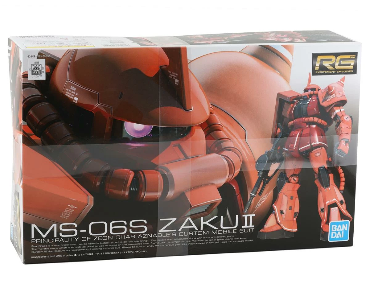 Bandai MS-06S Char's Zaku II "Mobile Suit Gundam" Model Kit - Image 3