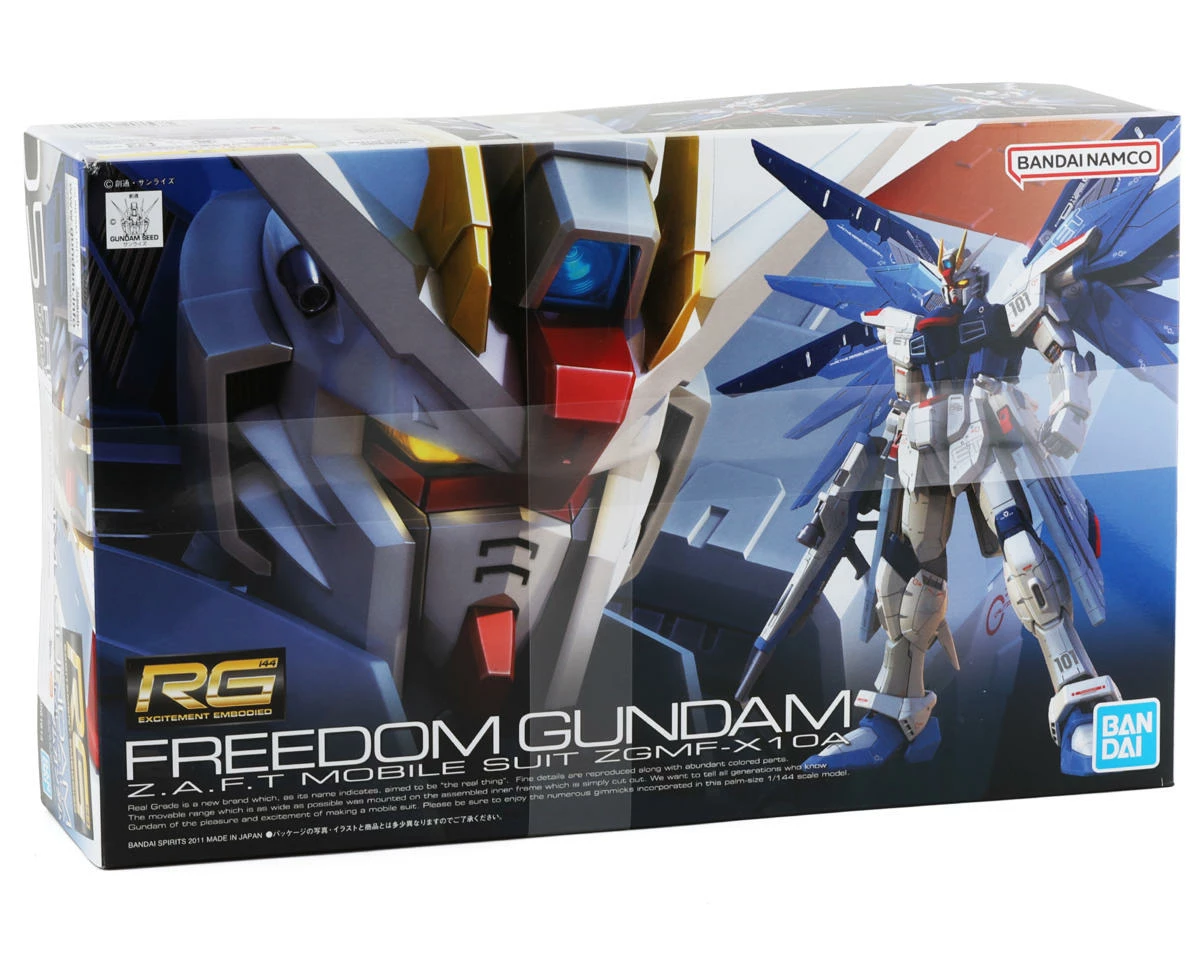 Bandai Spirits #5 Freedom Gundam Seed RG 1/144 High Grade Action Figure Model Kit - Image 2