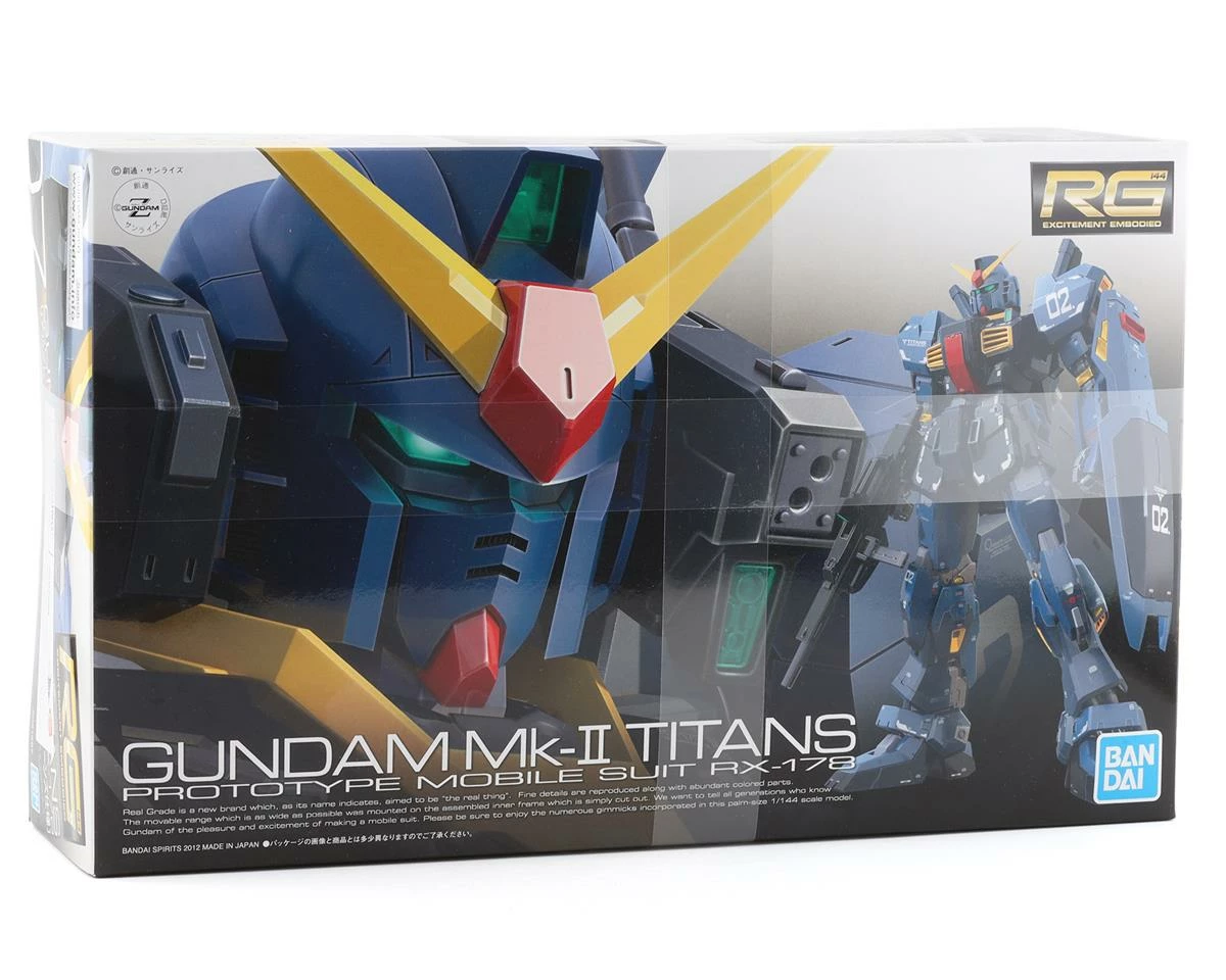 Bandai 1/144 #07 Gundam Mk-II "Z Gundam" Real Grade Action Figure Model Kit - Image 3
