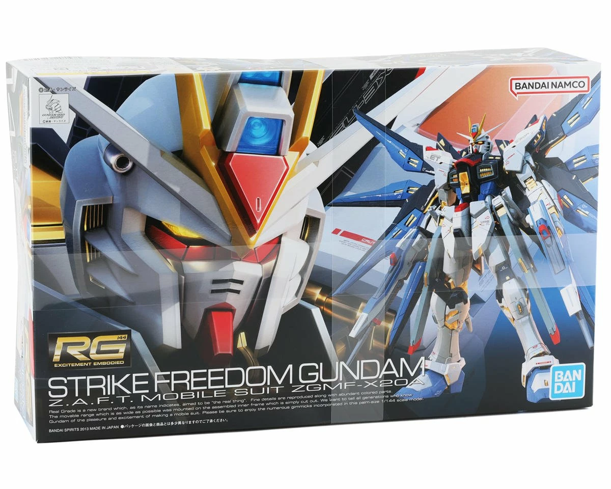 Bandai Spirits #14 Strike Freedom Gundam Destiny Real Grade Action Figure Model Kit - Image 2