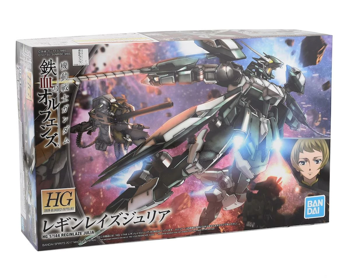 Bandai Gundam Reginlaze Julia Iron Blooded Orphans 1/144 High Grade Action Figure Model Kit - Image 3