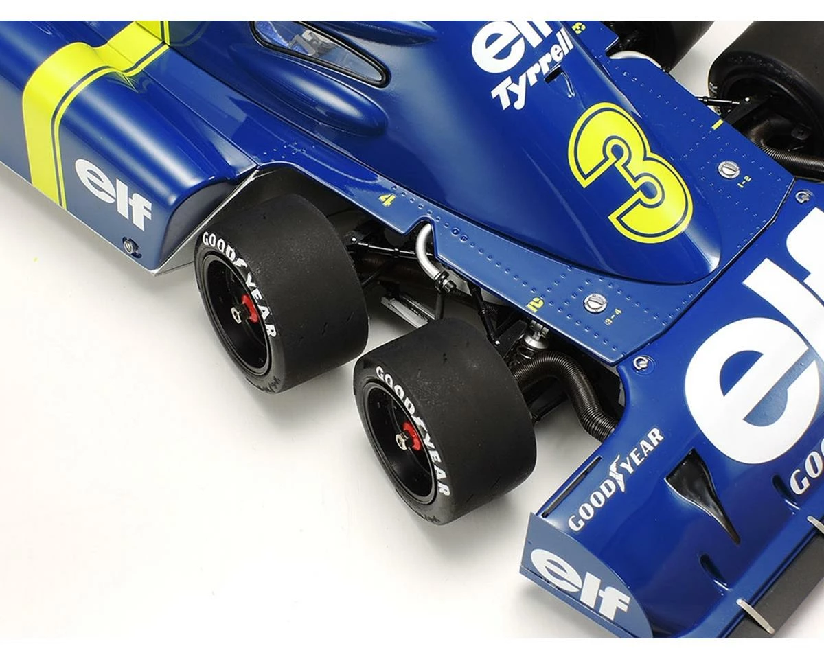 Tamiya 1/12 Tyrrell P34 Six-Wheeler Plastic Model Kit W/Photo-Etched Parts - Image 3
