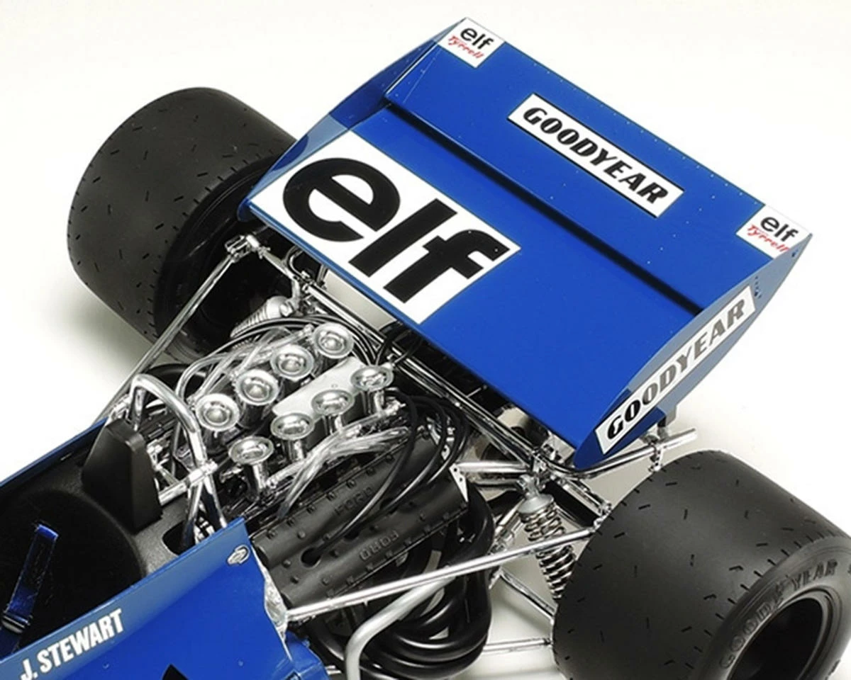 Tamiya Tyrrell 003 1971 Monaco GP 1/12 Plastic Model Kit - Image 6