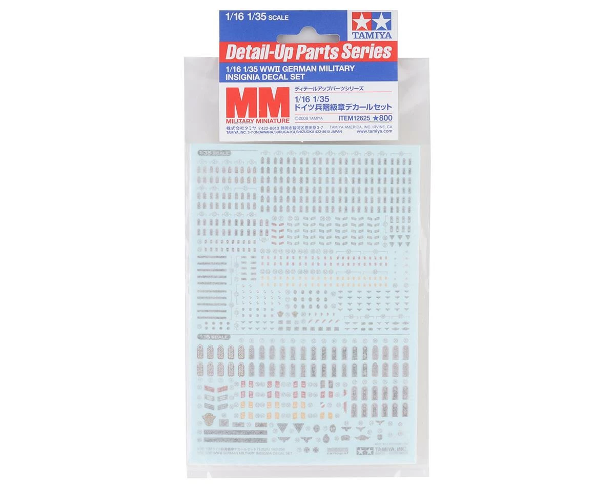 Tamiya German Military Insignia 1/35 Decal Sheet - Image 2