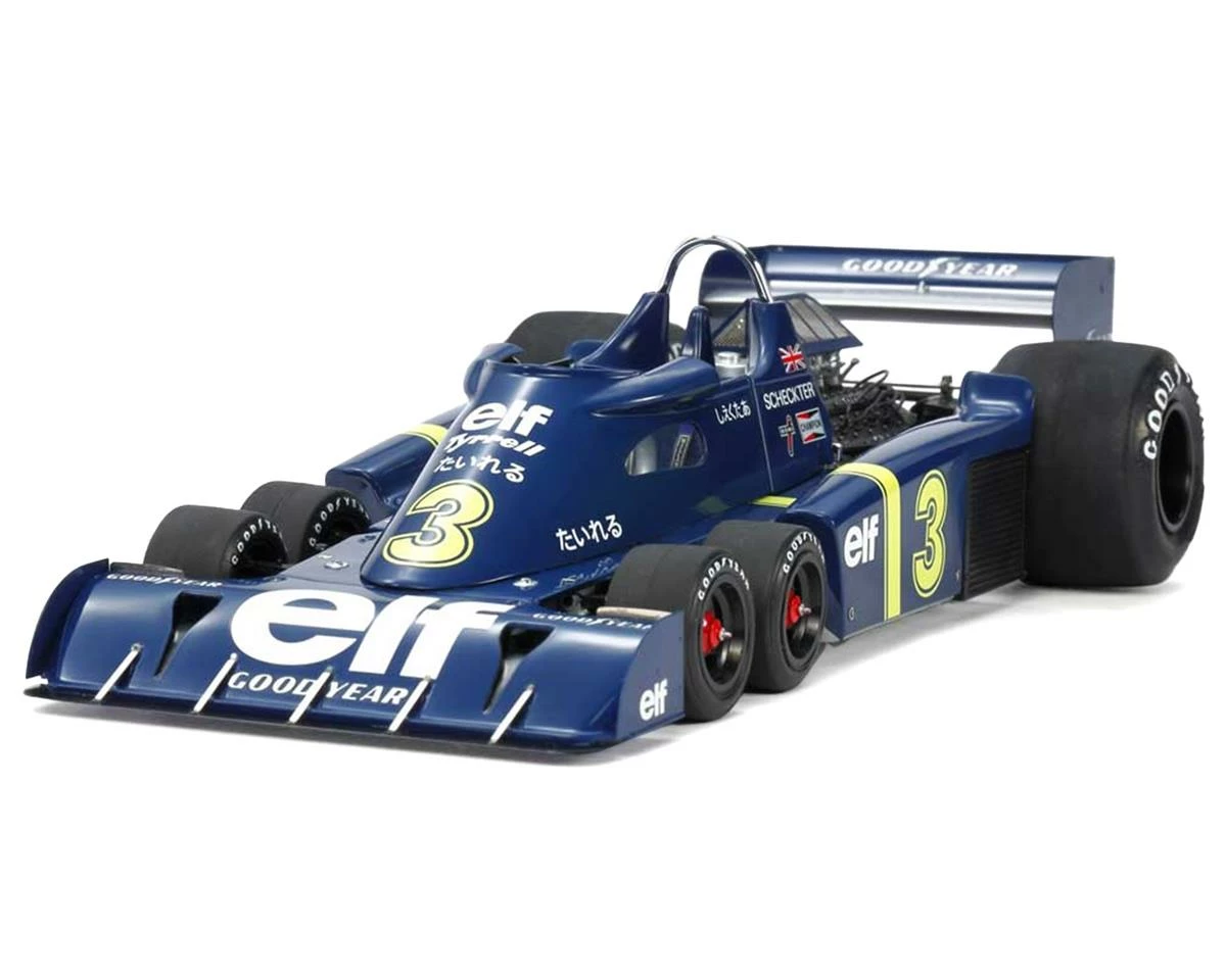 Tamiya 1/20 Tyrrell P34 Six-Wheeler Plastic Model Kit W/Photo-Etched Parts 1 Tamiya 1/20 Tyrrell P34 Six-Wheeler Plastic Model Kit W/Photo-Etched Parts