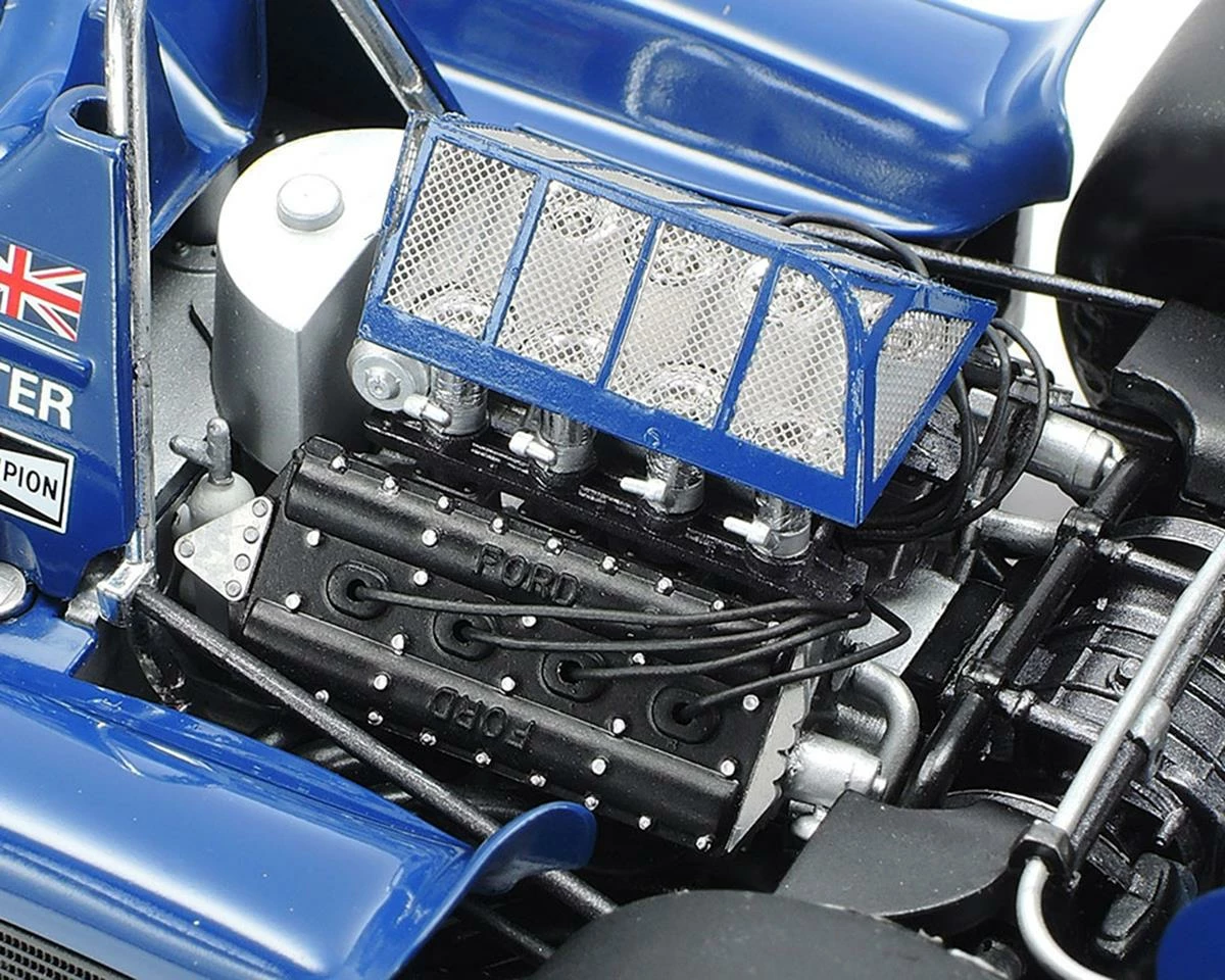 Tamiya 1/20 Tyrrell P34 Six-Wheeler Plastic Model Kit W/Photo-Etched Parts 5 Tamiya 1/20 Tyrrell P34 Six-Wheeler Plastic Model Kit W/Photo-Etched Parts - Image 5