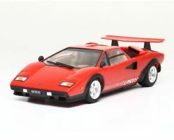 Tamiya Lamborghini Countach LP500S 1/24 Model Kit (Red W/Clear Coat)